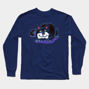 Smiling Cat Long Sleeve T-Shirt